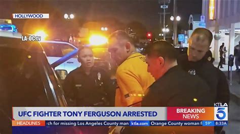 tony ferguson arrested